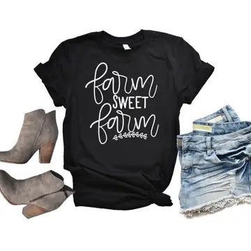Ladies Tee - Farm Sweet Farm