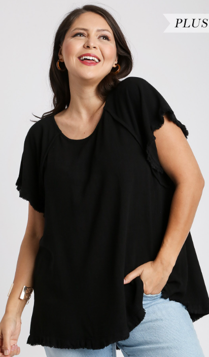 Ladies Top - Umgee Essential Top - Plus Size