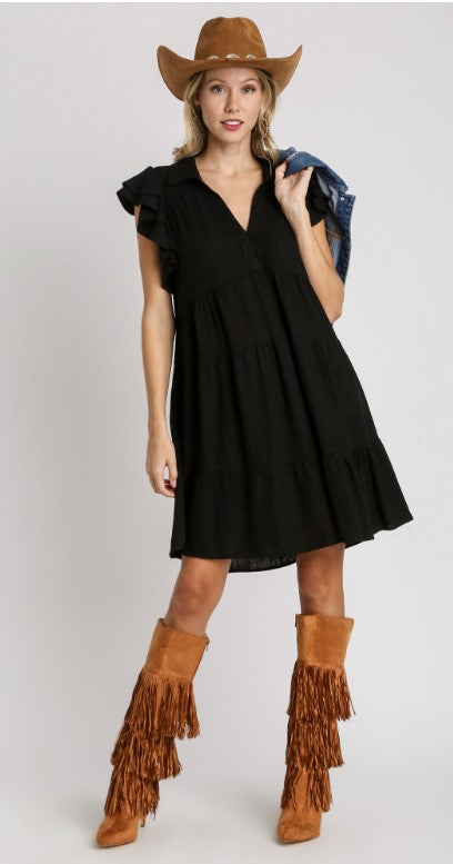 Ladies Dress - Umgee Tiered Dress