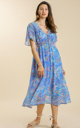 Ladies Dress - Umgee Maxi Dress