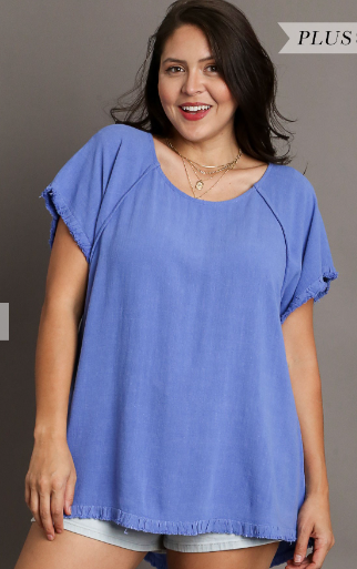 Ladies Top - Umgee Essential Short Sleeve Plus Size