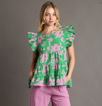 Ladies Top - Umgee Baby Doll Top