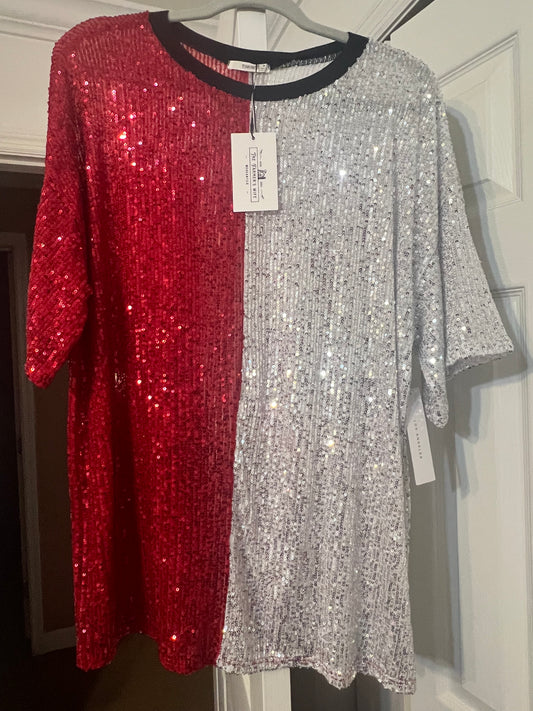 Shimmer Sequin Top